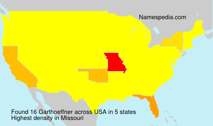 Surname Garthoeffner in USA Surname Garthoeffner in USA