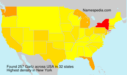 Surname Gartz in USA Surname Gartz in USA