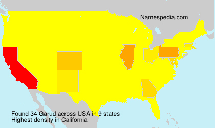 Surname Garud in USA Surname Garud in USA