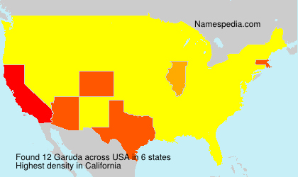 Surname Garuda in USA Surname Garuda in USA