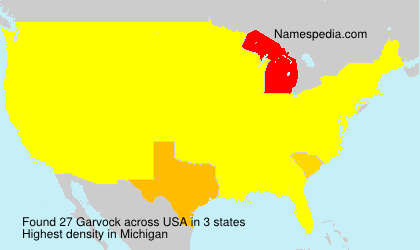 Surname Garvock in USA Surname Garvock in USA