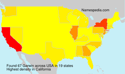 Surname Garwin in USA Surname Garwin in USA