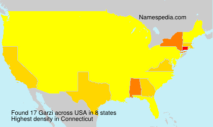 Surname Garzi in USA Surname Garzi in USA