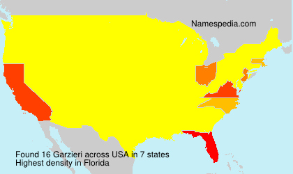 Surname Garzieri in USA Surname Garzieri in USA