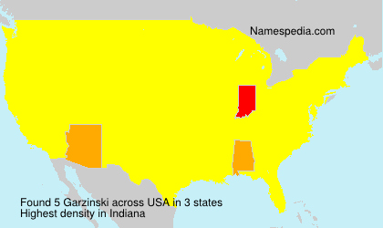 Surname Garzinski in USA Surname Garzinski in USA