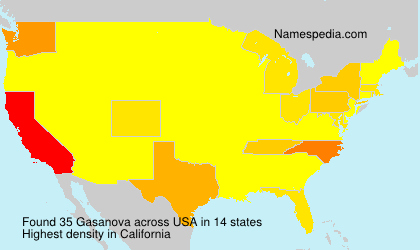 Surname Gasanova in USA Surname Gasanova in USA