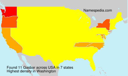 Surname Gasbar in USA Surname Gasbar in USA