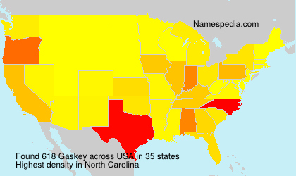 Surname Gaskey in USA Surname Gaskey in USA