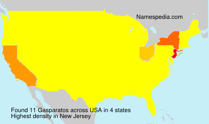 Surname Gasparatos in USA Surname Gasparatos in USA