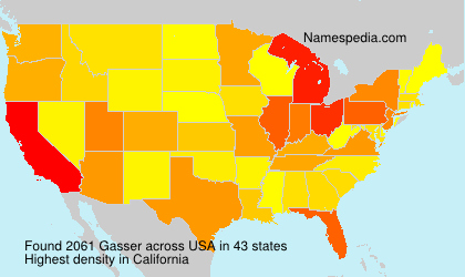 Surname Gasser in USA Surname Gasser in USA