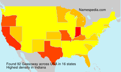 Surname Gassoway in USA Surname Gassoway in USA