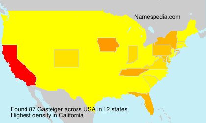 Surname Gasteiger in USA Surname Gasteiger in USA