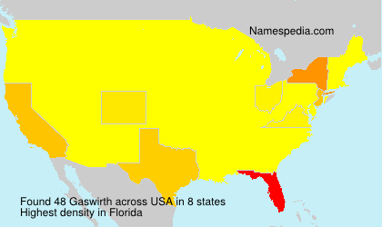 Surname Gaswirth in USA Surname Gaswirth in USA