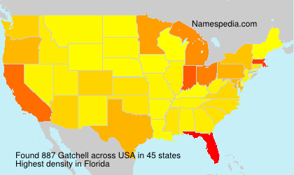 Surname Gatchell in USA Surname Gatchell in USA