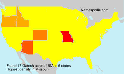 Surname Gatesh in USA Surname Gatesh in USA