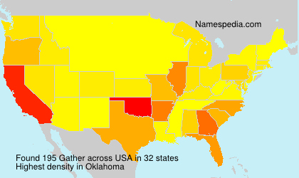 Surname Gather in USA Surname Gather in USA