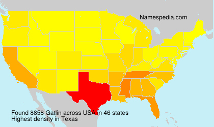 Surname Gatlin in USA Surname Gatlin in USA