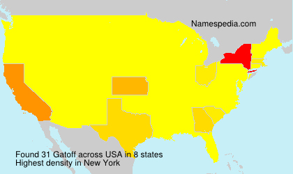 Surname Gatoff in USA Surname Gatoff in USA