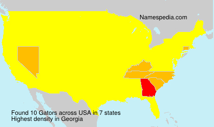 Surname Gators in USA Surname Gators in USA