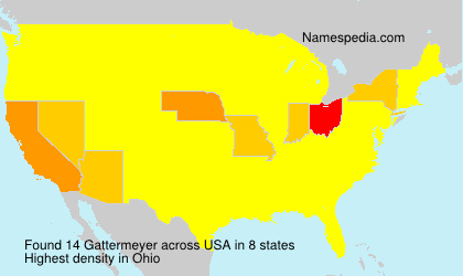 Surname Gattermeyer in USA Surname Gattermeyer in USA