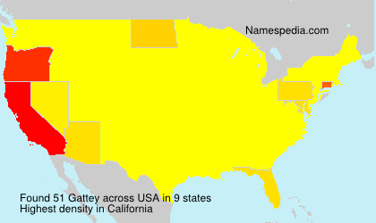Surname Gattey in USA Surname Gattey in USA