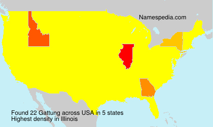 Surname Gattung in USA Surname Gattung in USA