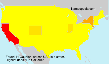Surname Gaudiani in USA Surname Gaudiani in USA