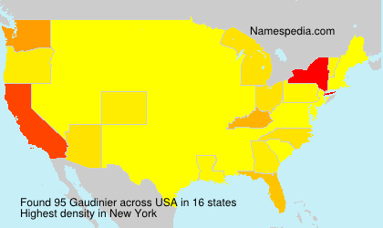 Surname Gaudinier in USA Surname Gaudinier in USA
