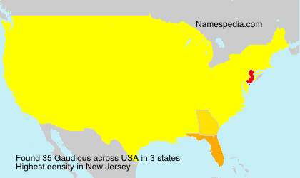 Surname Gaudious in USA Surname Gaudious in USA