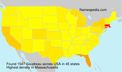 Surname Gaudreau in USA Surname Gaudreau in USA