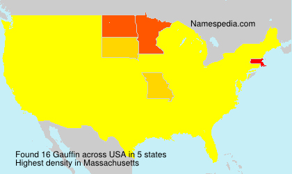 Surname Gauffin in USA Surname Gauffin in USA