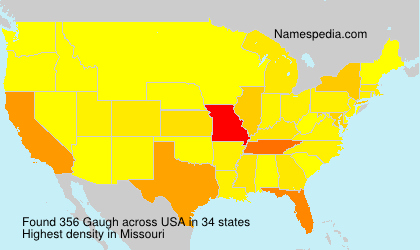 Surname Gaugh in USA Surname Gaugh in USA