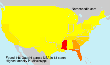 Surname Gaughf in USA Surname Gaughf in USA