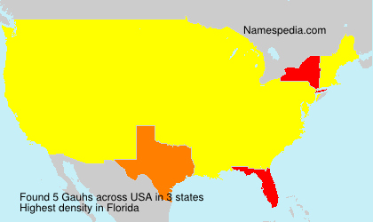 Surname Gauhs in USA Surname Gauhs in USA