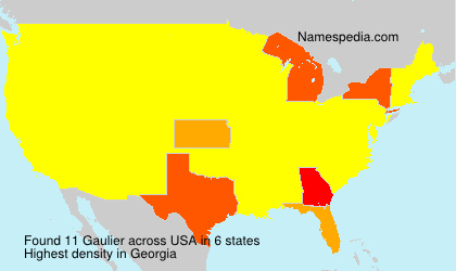 Surname Gaulier in USA Surname Gaulier in USA
