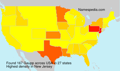 Surname Gaupp in USA Surname Gaupp in USA