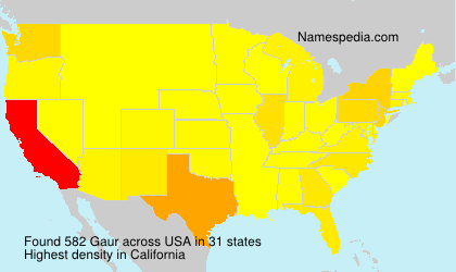 Surname Gaur in USA Surname Gaur in USA