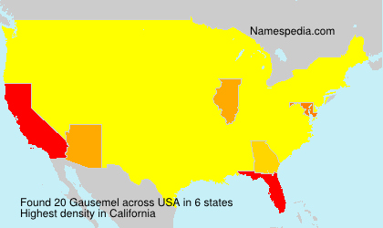 Surname Gausemel in USA Surname Gausemel in USA