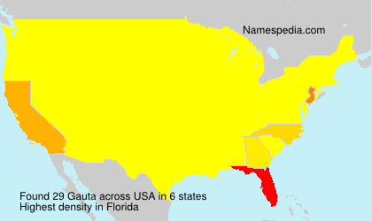 Surname Gauta in USA Surname Gauta in USA