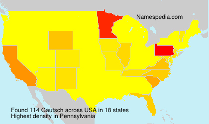 Surname Gautsch in USA Surname Gautsch in USA