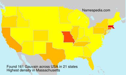 Surname Gauvain in USA Surname Gauvain in USA