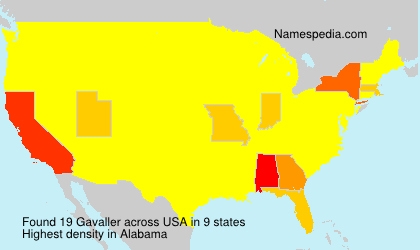 Surname Gavaller in USA Surname Gavaller in USA