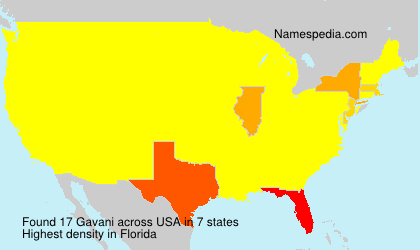 Surname Gavani in USA Surname Gavani in USA