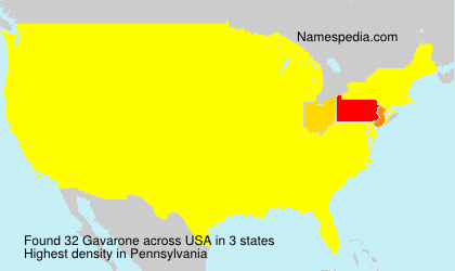 Surname Gavarone in USA Surname Gavarone in USA