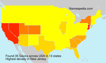 Surname Gavira in USA Surname Gavira in USA