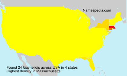 Surname Gavrielidis in USA Surname Gavrielidis in USA