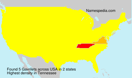 Surname Gavrilets in USA Surname Gavrilets in USA