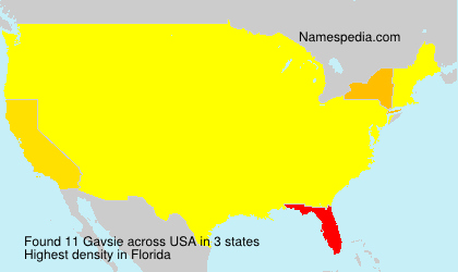 Surname Gavsie in USA Surname Gavsie in USA