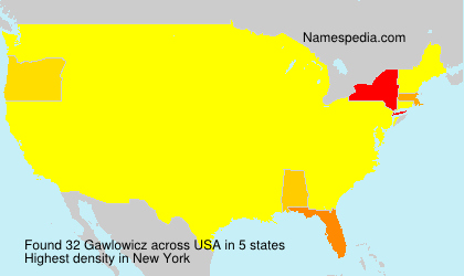 Surname Gawlowicz in USA Surname Gawlowicz in USA