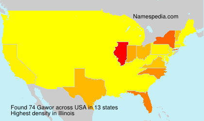 Surname Gawor in USA Surname Gawor in USA
